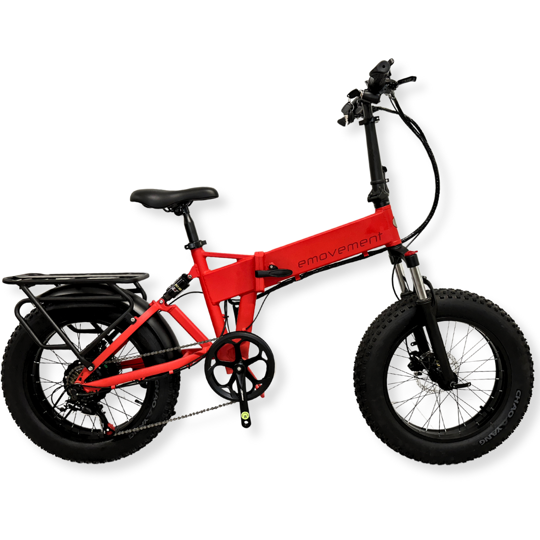 Panther Folding Fat Tyre Electric Bike Dual Suspension 250W / 500W