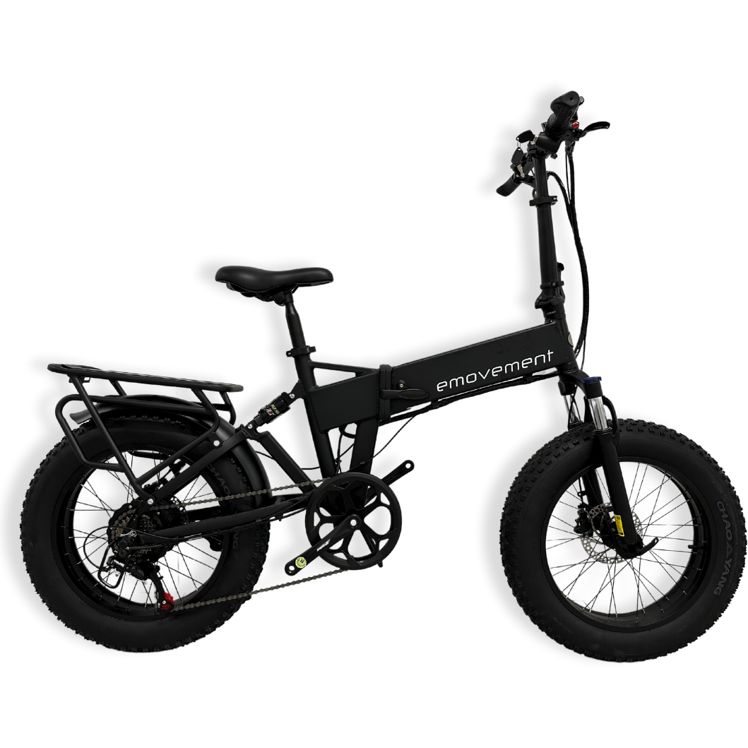 Panther Folding Fat Tyre Electric Bike Dual Suspension 250W / 500W