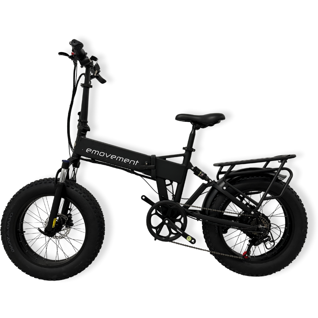 Panther Folding Fat Tyre Electric Bike Dual Suspension 250W / 500W