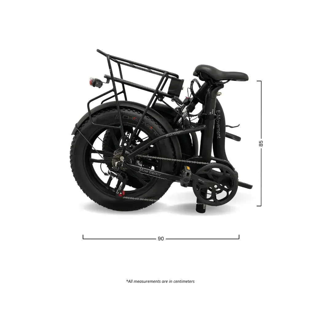 Hunter Extreme Folding Fat Tyre Electric Bike 250W / 350W / 500W