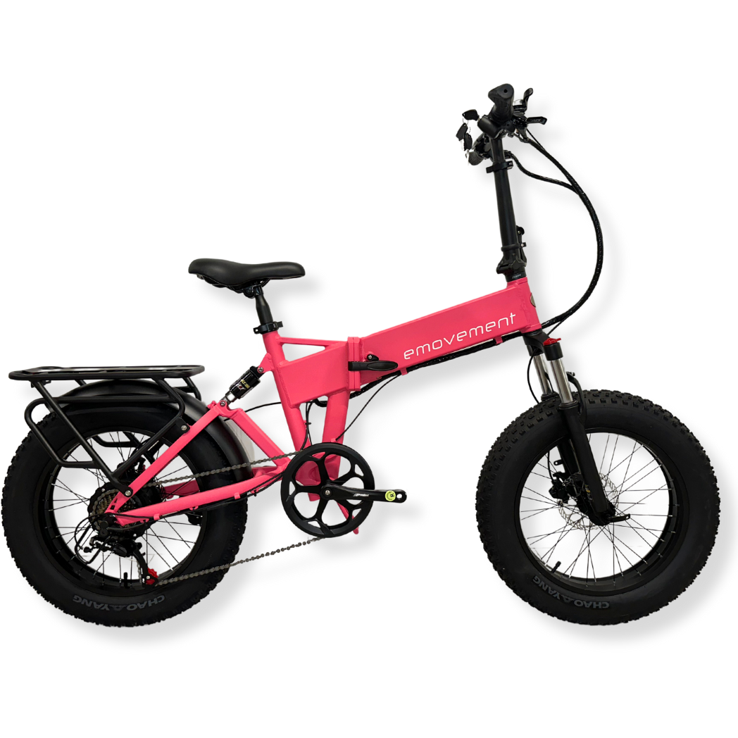 Panther Folding Fat Tyre Electric Bike Dual Suspension 250W / 500W