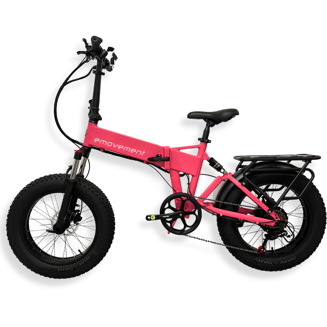 Panther Folding Fat Tyre Electric Bike Dual Suspension 250W / 500W