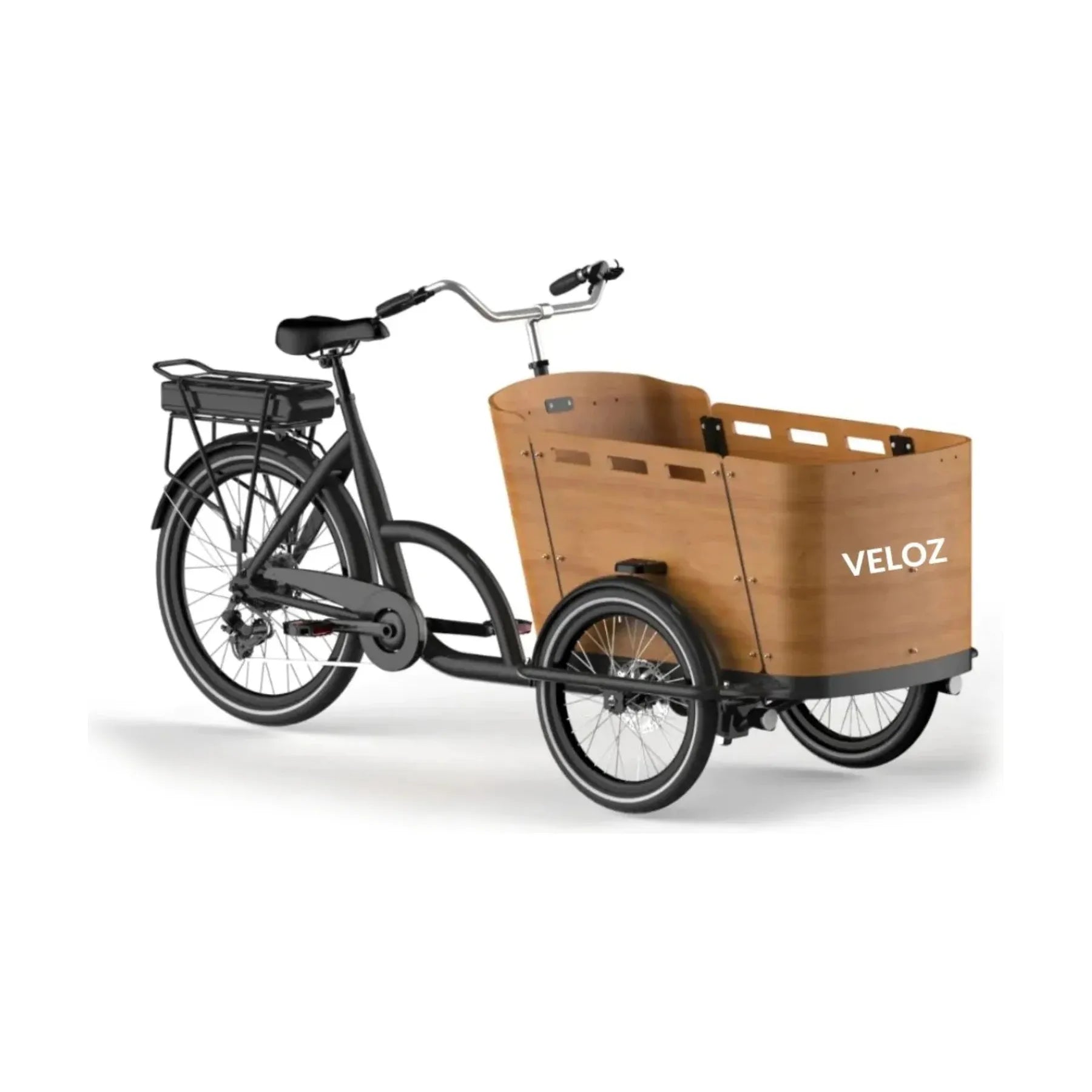 Veloz 350W Electric Cargo Trike Bike - Up and Out